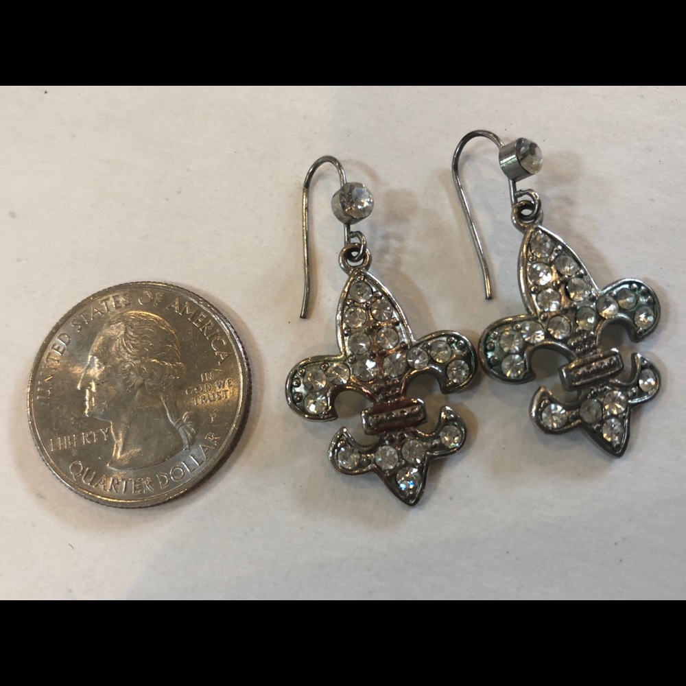 Fleur de lis earrings